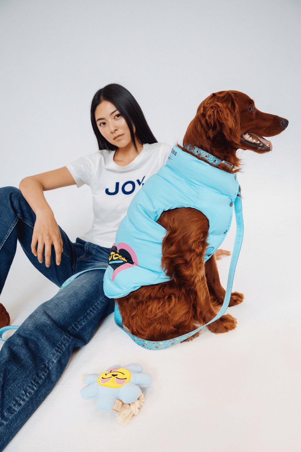 Hattie Stewart x Marc Jacobs x maxbone Light Blue Puffer Vest - maxbone