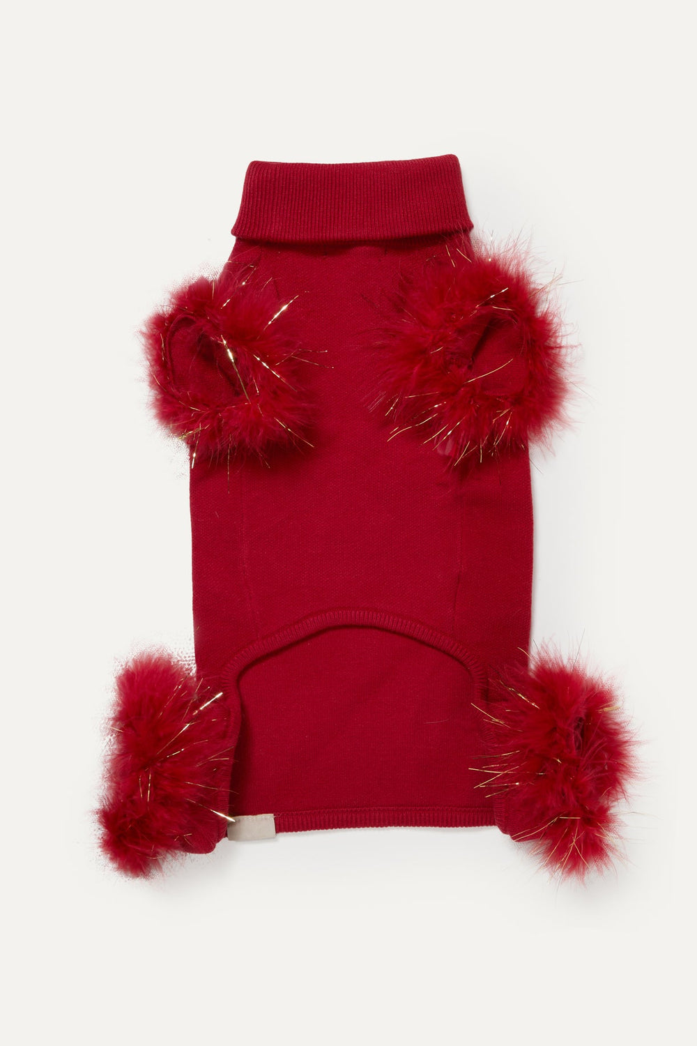 Holiday Glitz Feather Onesie - maxbone