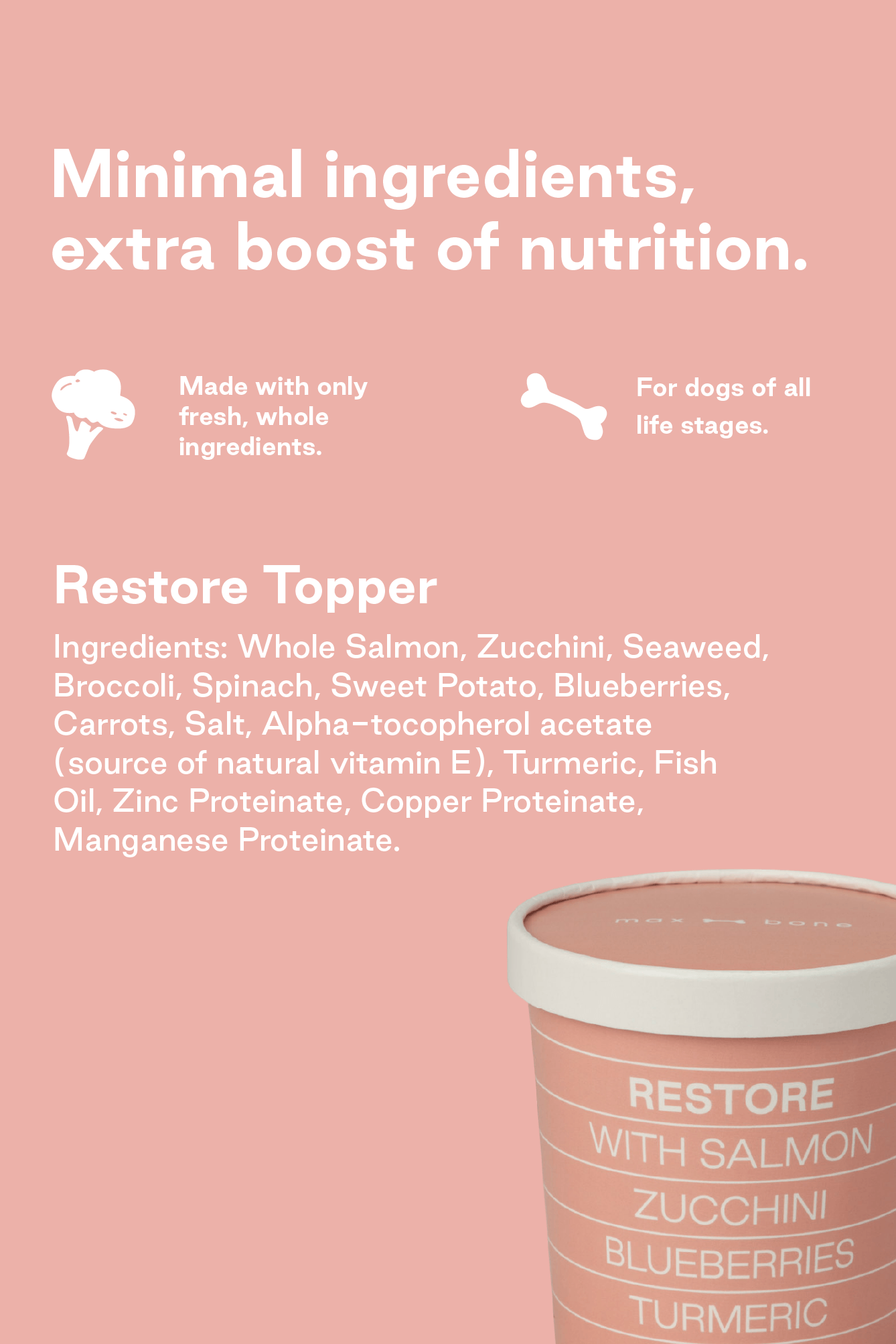 Restore Salmon Meal Topper - maxbone